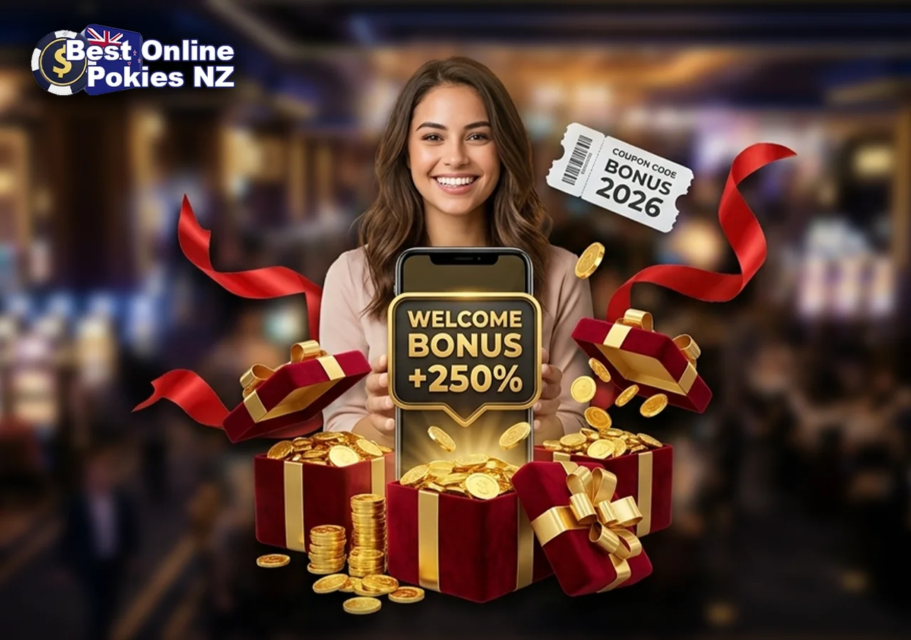 Top casino bonuses and promotions for online pokies players in 2026.